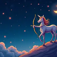 logo ramalan zodiak sagittarius (sumber: AI generated)
