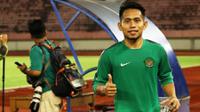 Andik Vermansah kembali memperkuat Timnas Indonesia setelah tiga tahun absen. (Bola.com/Romi Syahputra)