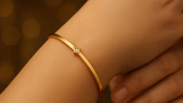 Model Gelang Emas 2 Gram untuk Tangan Berisi