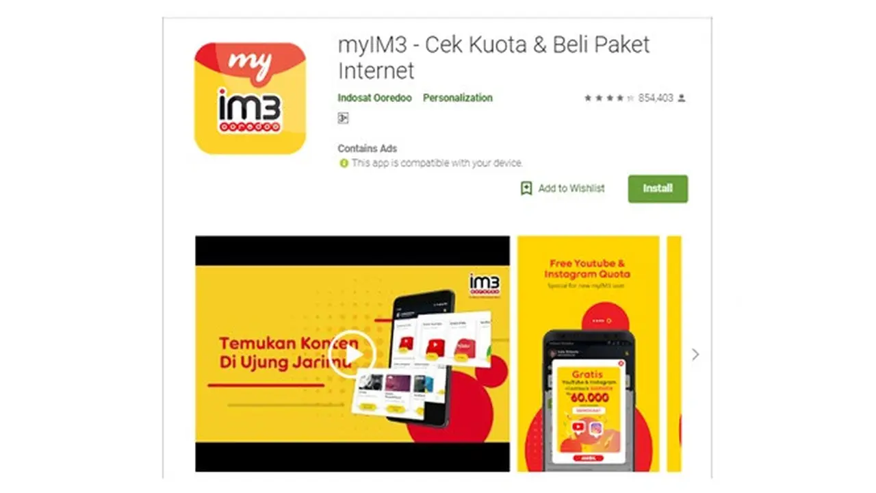 Cara Cek Kuota M3, Tak Perlu Keluar Pulsa Tekno