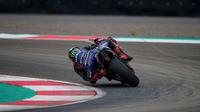 Fabio Quartararo di Sirkuit Mandalika. (Twitter/Monster Energy Yamaha MotoGP)