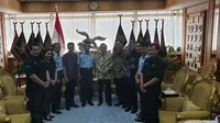 Emtek Group Silaturahmi dengan KSAU di Mabes TNI Cilangkap