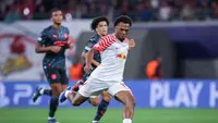 Striker RB&nbsp;Leipzig Lois Openda. (Ronny Hartmann / AFP)