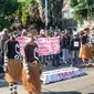 Demo mahasiswa Papua di Makassar (Liputan6.com)