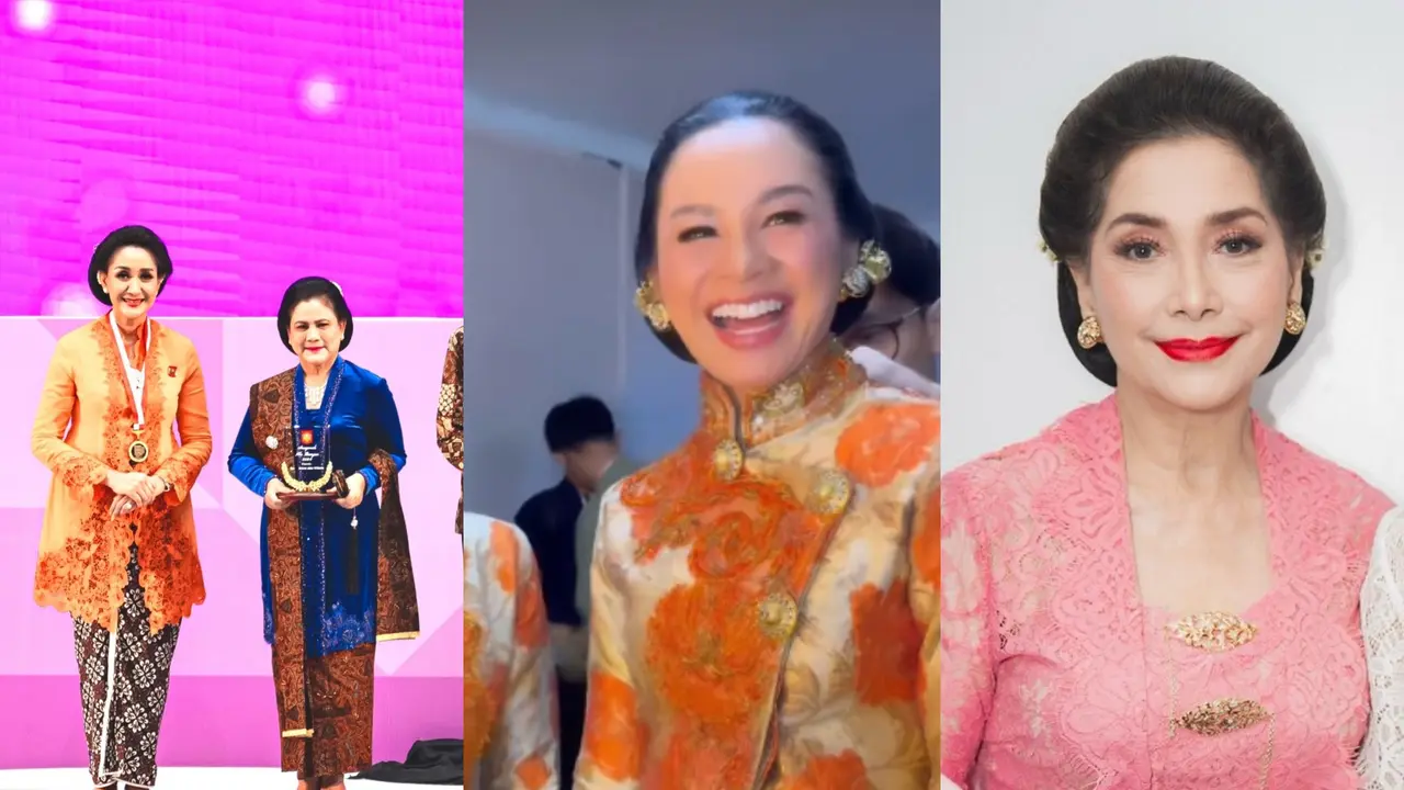 Parade Kebaya Jawa dan Sanggul Tekuk dari Iriana Jokowi, Andien Aisyah, hingga Widyawati Sophian di Hari Kebaya Nasional