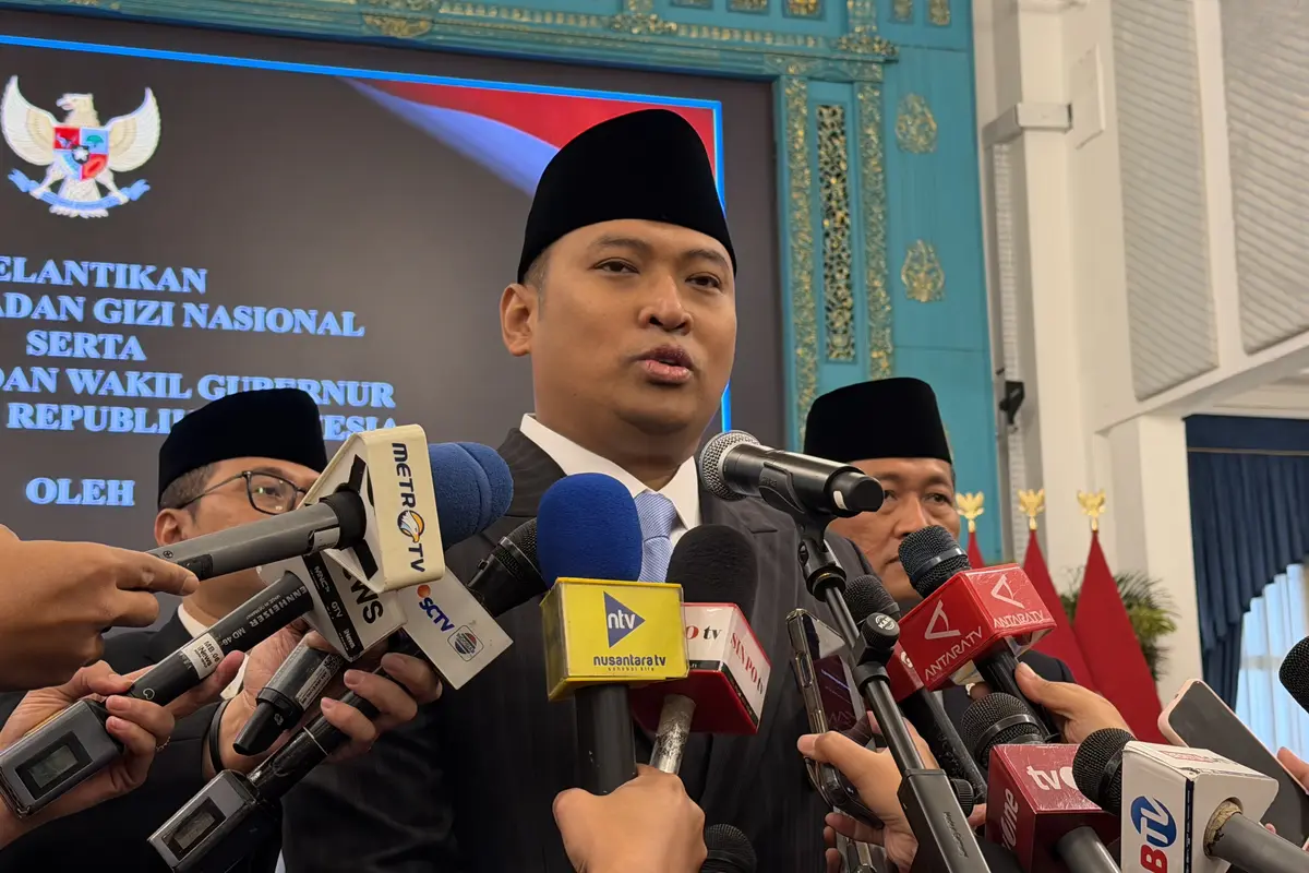 Kepala Badan Gizi Nasional (BGN), Sudaryono di Istana Negara Jakarta, Rabu (22/7/2026). (Liputan6.com/Lizsa Egeham)