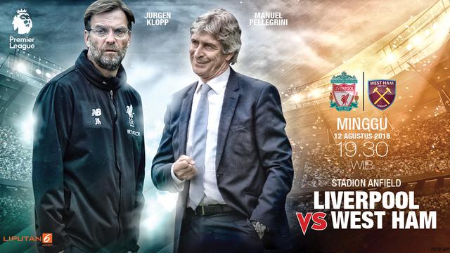 Prediksi Liverpool vs West Ham United