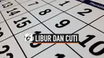 Kementerian Koordinator Bidang Pembangunan Manusia dan Kebudayaan Puan Maharani mengumumkan jadwal libur dan cuti di 2020. Tahun depan, dipastikan akan  ada 16 hari libur nasional dan 4 hari cuti bersama.