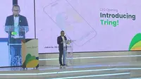 CEO PT. Pegadaian, Damar Latri Setiawan, dalam acara Launching Aplikasi TRING by Pegadaian.