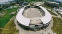 Bangunan megah Philippine Sports Stadium, kandang timnas Filipina di Piala AFF 2016. (Bola.com/Philippinearena)