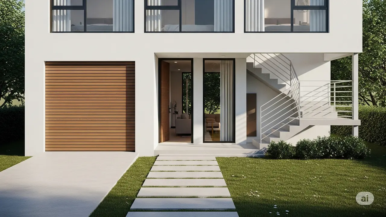 Desain Rumah Minimalis Modern 6x10 3 Kamar Ada Garasi