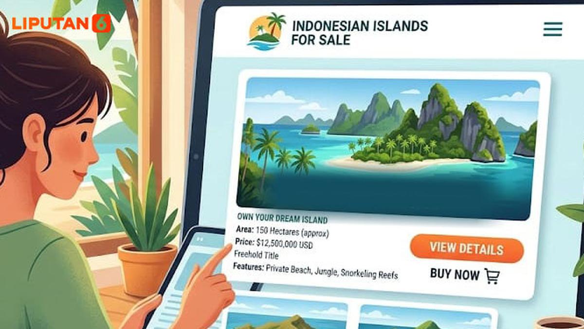 Infografis Deretan Pulau di Indonesia yang Pernah Dikabarkan Dijual Online
