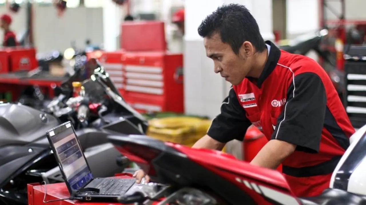 Teknisi Yamaha Siap berlaga di kompetisi World Technician Grand Prix (WTGP) di Jepang, 17 Oktober 2018.