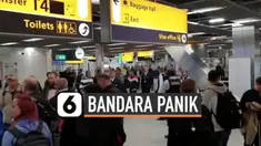 Kepanikan terjadi di bandara Schipol Amsterdam, Belanda setelah seorang pilot salah memencet alarm pembajakan di pesawat. Akibatnya sejumlah calon penumpang di bandara dievakuasi polisi.