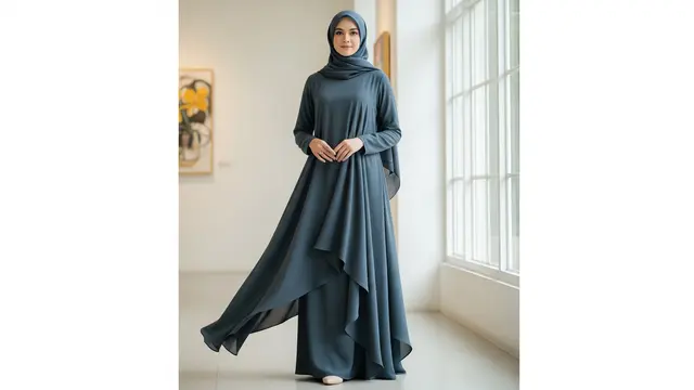 Gamis Asimetris