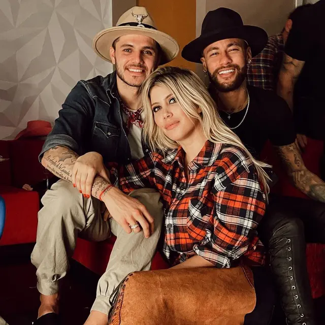 Mauro Icardi dan Wanda Nara.