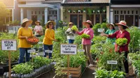 10 Konsep Kebun Sayur Bareng Ibu-Ibu RT Modal di Bawah Rp200 Ribu, Hemat Modal tapi Hasil Melimpah