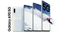 Samsung Galaxy A90 5G yang baru saja diperkenalkan (sumber: Samsung)