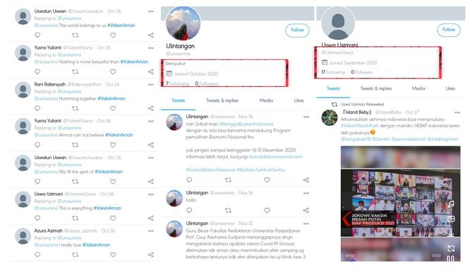 Kampanye Vaksin Melibatkan Akun Bot di Twitter