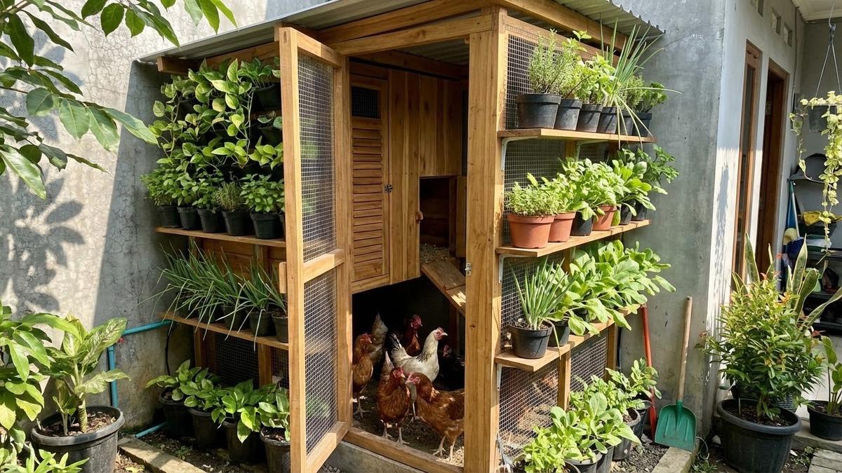 9 Pilihan Desain Kandang Ayam Mini untuk 5–10 Ekor di Lahan 2x2, Solusi Ternak Lahan Sempit