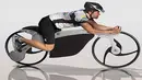 Collapsible Bike Concept didesain oleh Blair sepeda ini tidak hanya terurai menjadi paket kecil, tetapi menyediakan ruang penyimpanan dalam bentuk tas diposisi antara roda. Portabilitas adalah kunci ketika datang ke sepeda masa depan ini. (blog.xfree.hu)