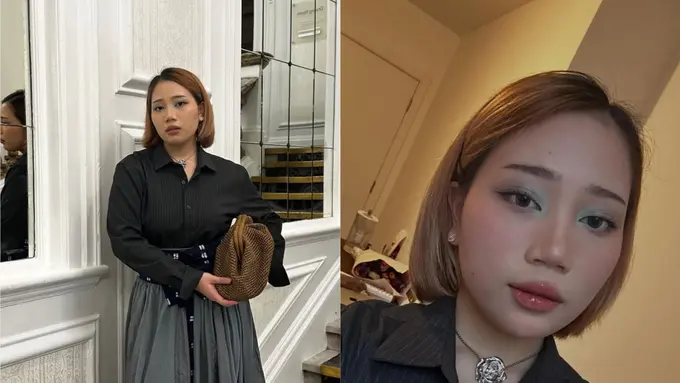 Camillia Laetitia Azzahra, Putri Ridwan Kamil, Tampil Makin Ekspresif dengan Icy Blue Eye Hadiri London Fashion Awards