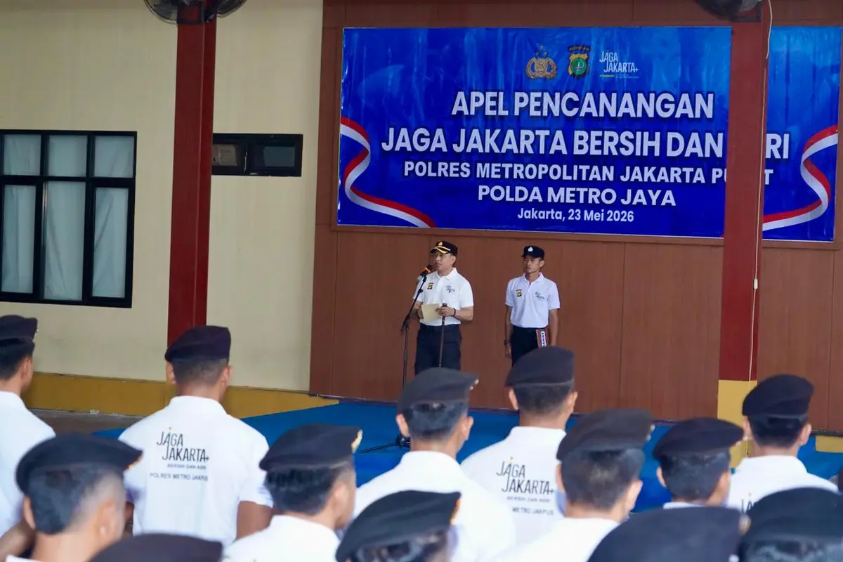 Tak Hanya Jaga Keamanan, Polisi Diajak Jadi Contoh Gerakan Jakarta Bersih