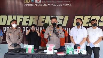 3 Kg Sabu Diamankan dari Penangkapan Kurir di Kedung Cowek Surabaya
