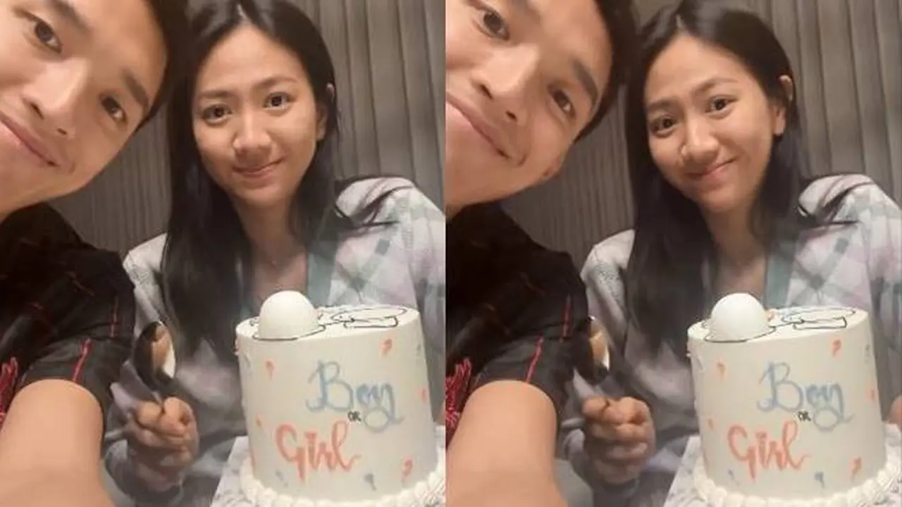 7 Momen Jonatan Christie dan Shanju Umumkan Kelamin Buah Hati