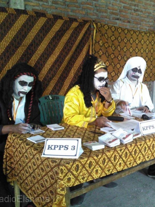 6 TPS Unik Ini Pernah Warnai Pilkada di Indonesia, Bikin Nostalgia (sumber: Instagram.com/radioelshinta)