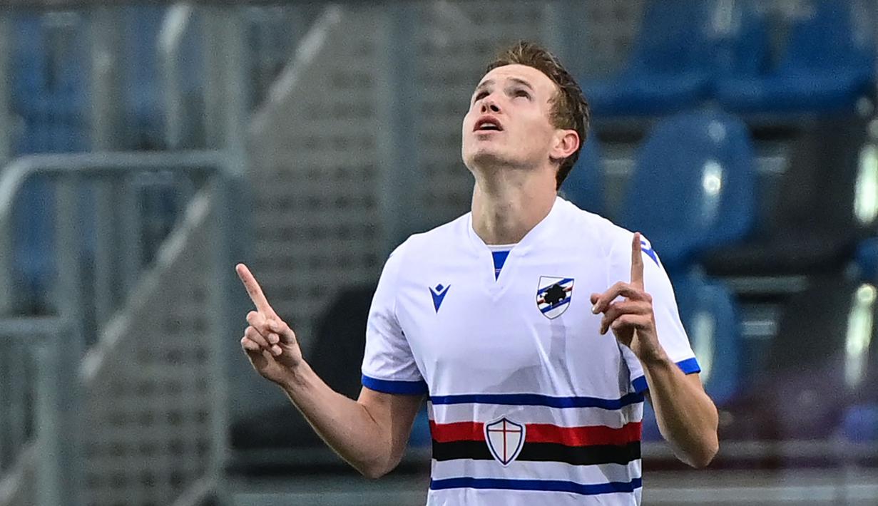 Jakub Jankto - Ia memiliki tren positif bersama klubnya, Sampdoria. Pada musim ini Jankto mampu membuat 37 penampilan di semua ajang pertandingan. Pemain yang menjalani debutnya di tahun 2017 ini, dipercaya untuk memperkuat lini tengah Timnas Ceko pada gelaran Euro 2020. (Foto: AFP/Miguel Medina)