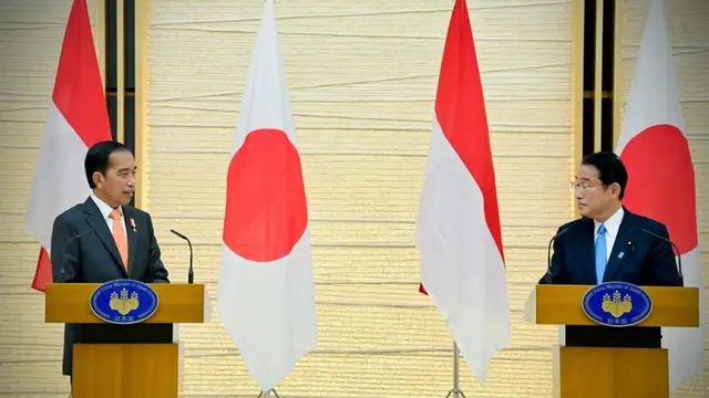 Presiden Jokowi bertemu Perdana Menteri (PM) Jepang Kishida Fumio