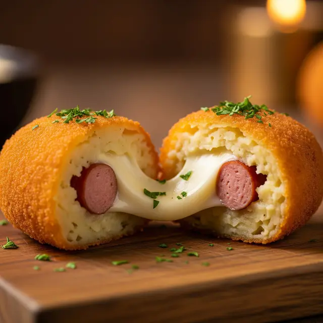 Kroket Isi Lumer untuk Takjil 2026 (Image by Gemini AI)