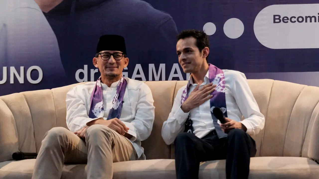 Sandiaga Uno menjadi pembicara dalam program Malang Cerdas yang diusung Ketua Bidang Kepemudaan Dewan Pengurus Pusat Partai Keadilan Sejahtera (DPP PKS) dr. Gamal Albinsaid. (Foto dokumen Sandiaga Uno)