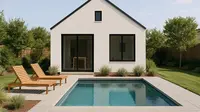 7 Ide Rumah Mungil dengan Kolam Renang, Cocok Bagi yang Suka Relaksasi Berbudget Minimalis
