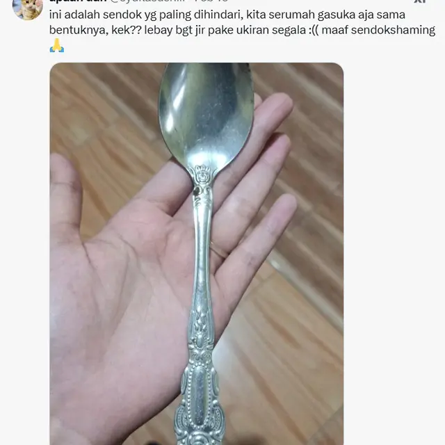 6 Cuitan Netizen tentang Sendok Ini Bikin Tepuk Jidat, Harus Sesuai Keinginan
