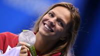 Perenang Rusia, Yulia Efimova, pernah tersangkut kasus doping dua kali sebelum tampil di Olimpiade Rio 2016. (AFP/Gabriel Bouys)