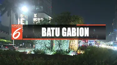 Dinas Kehutanan DKI Jakarta membantah instalasi batu gabion di Bundaran HI menggunakan terumbu karang.