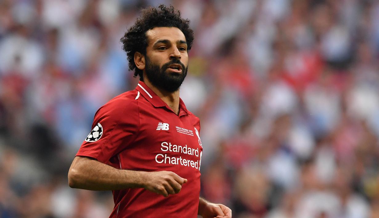 9. Mohamed Salah (Liverpool/Mesir) - Penyerang. (AFP/Ben Stansall)