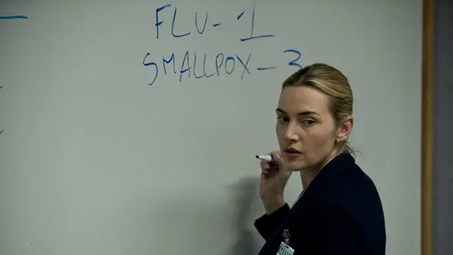 Kate Winslet sebagai dr. Mears di Contagion. (Foto: IMDb/ Warner Bros.)
