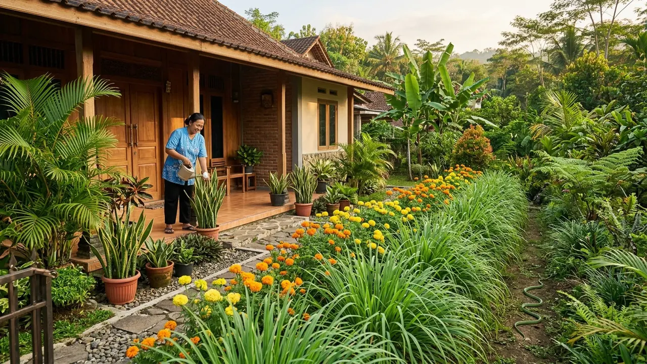 Tanaman yang Bisa Menghalangi Ular Masuk Rumah