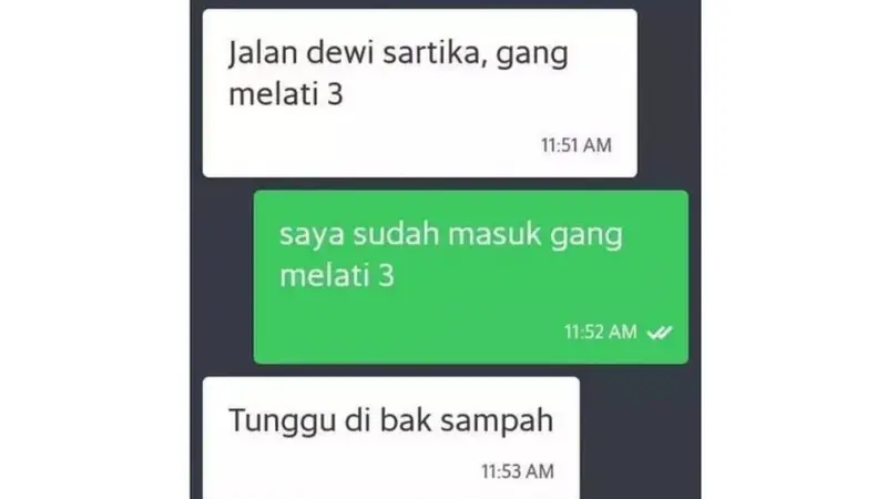 Chat Kocak Ojek Online Saat Disuruh Menunggu Ini Bikin Cengar- Cengir