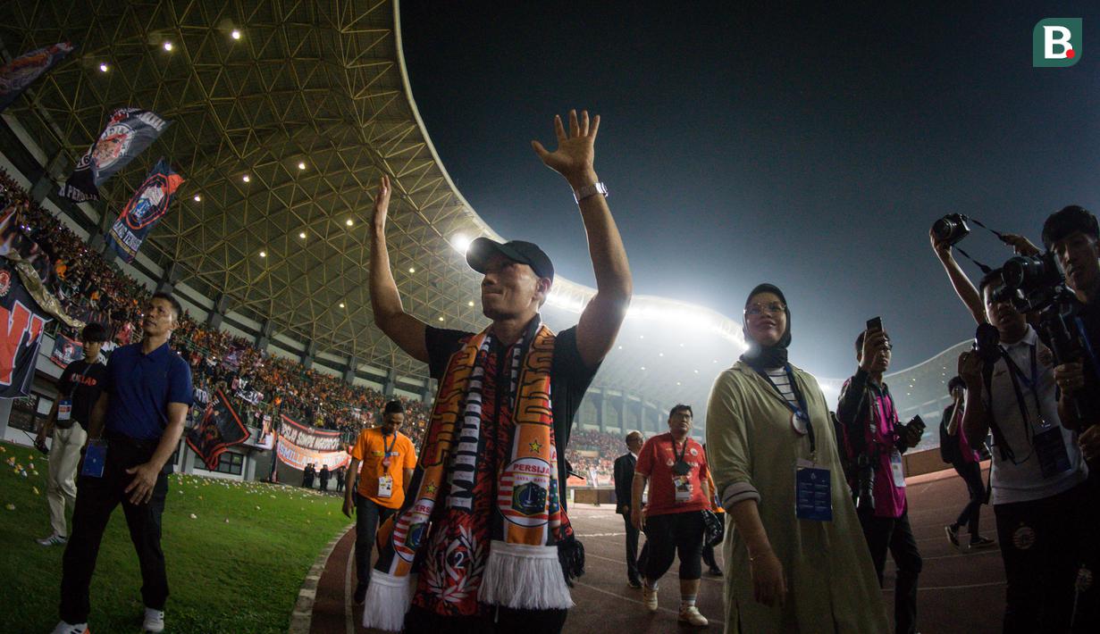 <p>Laga Persija Jakarta kontra Madura United pada pekan kesepuluh BRI Liga 1 2022/2023 di Stadion Patriot Candrabhaga, Bekasi, Sabtu (17/09/2022), punya makna spesial untuk legenda Macan Kemayoran, Ismed Sofyan. (Bola.com/Bagaskara Lazuardi)</p>