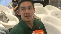 Samuel Zylgwyn bercerita tentang rutinitasnya dalam menjalani latihan fisik. Ia sebut latihan kardio, core (otot perut), dan kaki, sebagai fondasi dalam bermain golf. (Liputan6.com/Kanaya Nanda Putri)