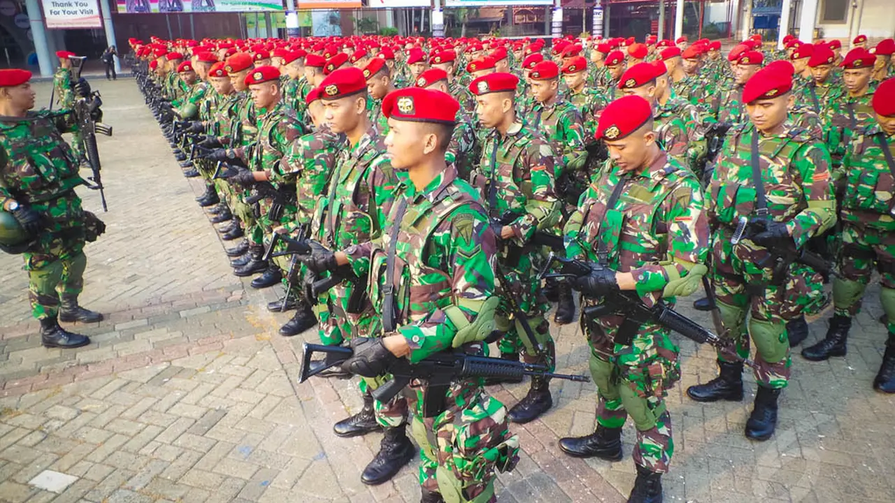 Ribuan Personel TNI Apel Gabungan Jelang Putusan MK