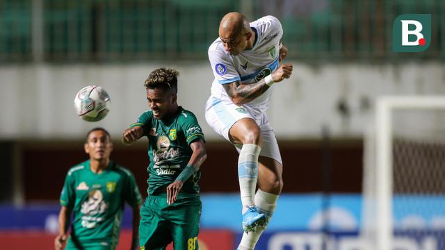 Foto: Derbi Jatim Persebaya Kontra Persela Berakhir Sama Kuat di Pekan ke-8 BRI Liga 1 2021 / 2022