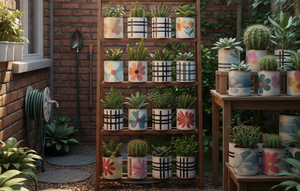 Ide Bertanam di Lahan Sempit dengan Kaleng Bekas (created by AI)