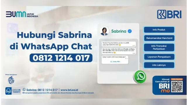 Hubungi Sabrina di WhatsApp Chat