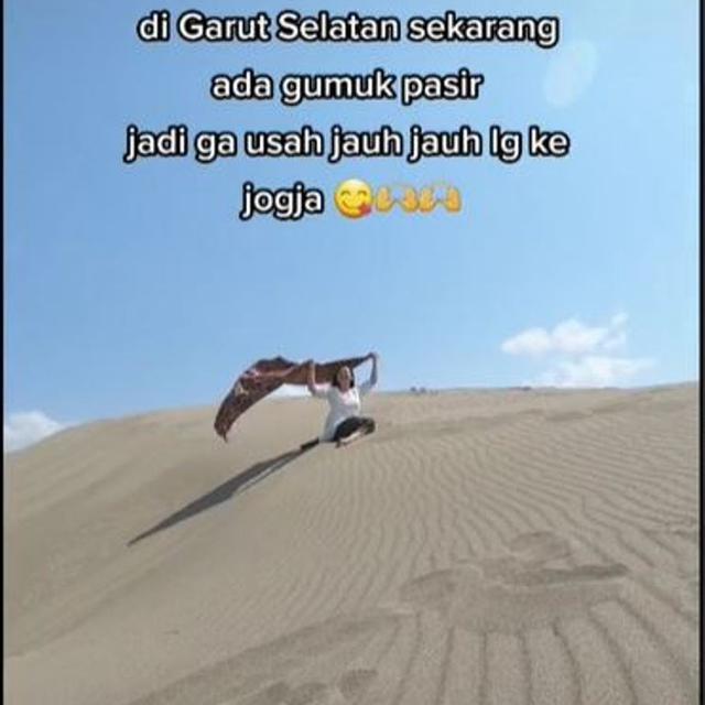 Di Garut Ada Gumuk Pasir yang Mirip Gurun Sahara Afrika