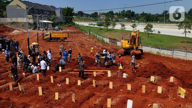 Lahan Baru Pemakaman COVID-19 di Tangerang Selatan